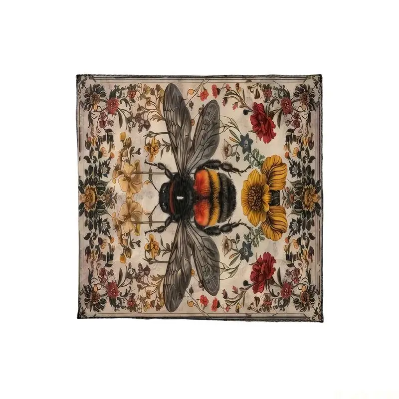 M5TC Multifuntional Velvets Tarots Tablecloth Soft Long Wearing Fabric Altar Cloth