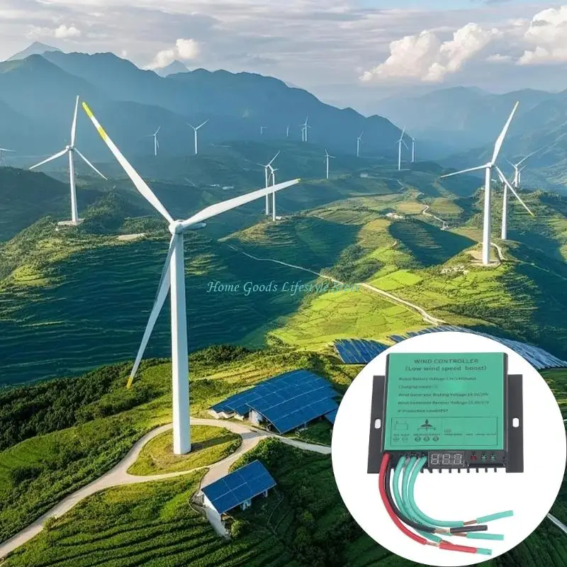 E74E Waterproof Low Controller Regulator Replacement Wind Turbines Charges Controller with LED Indicators Enduring view 5