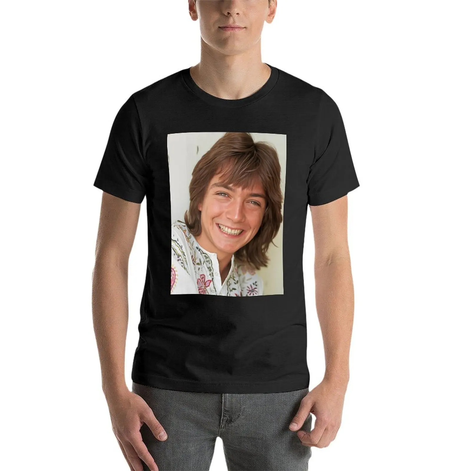 David Cassidy singer T-Shirt funnys animal prinfor boys anime clothes graphics heavyweight t shirts for men