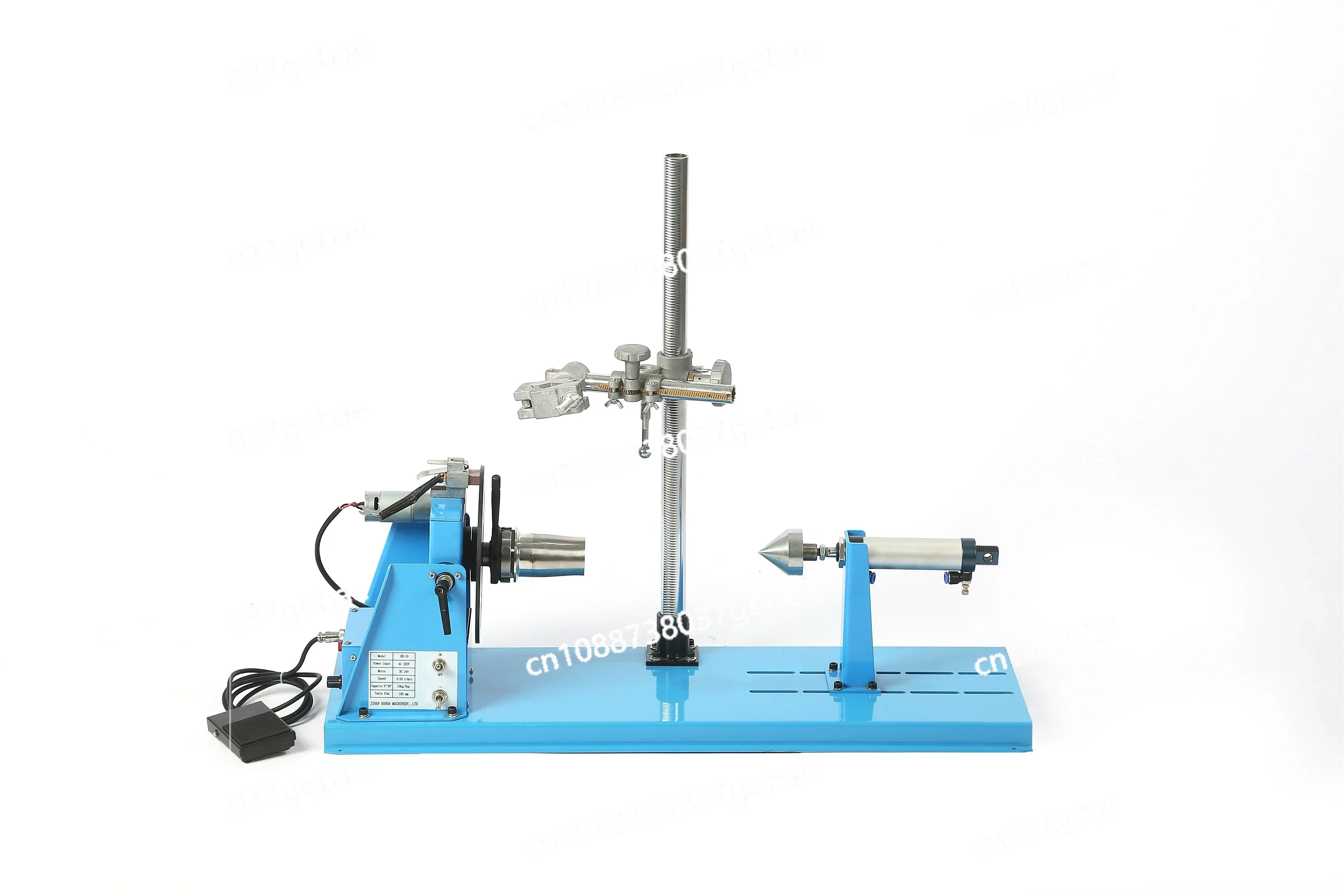 10kg Auto Rotating Welding Positioner, Mini TIG Welding Turntable with Timer, Benchtop Flipping Rotary Table for Precision Work