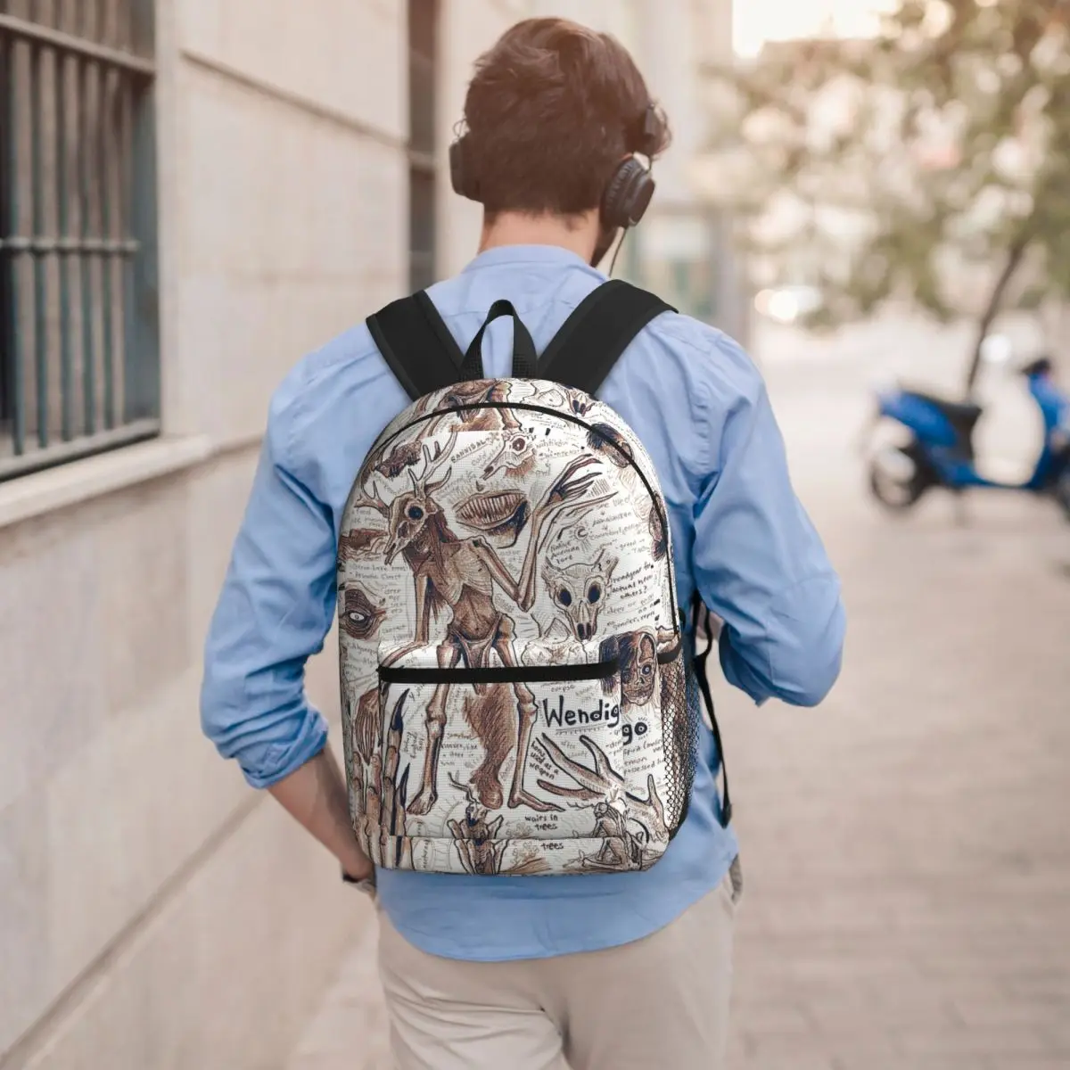 

EgertronPuck's Wendigo ANatomy Backpack Student BookBag Kids School Bag Laptop Shoulder Bags for Men Women