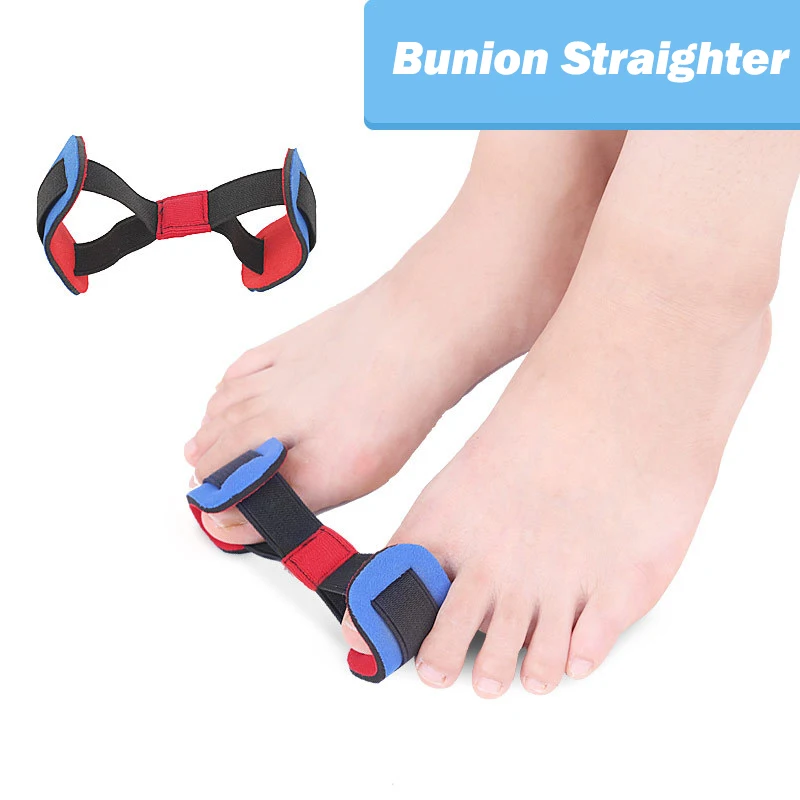 Pexmen Big Toe Strap Bunion Straightener Stretchy Belt Toe Stretcher Alignment Hallux Valgus Corrector Relieve Foot Pain