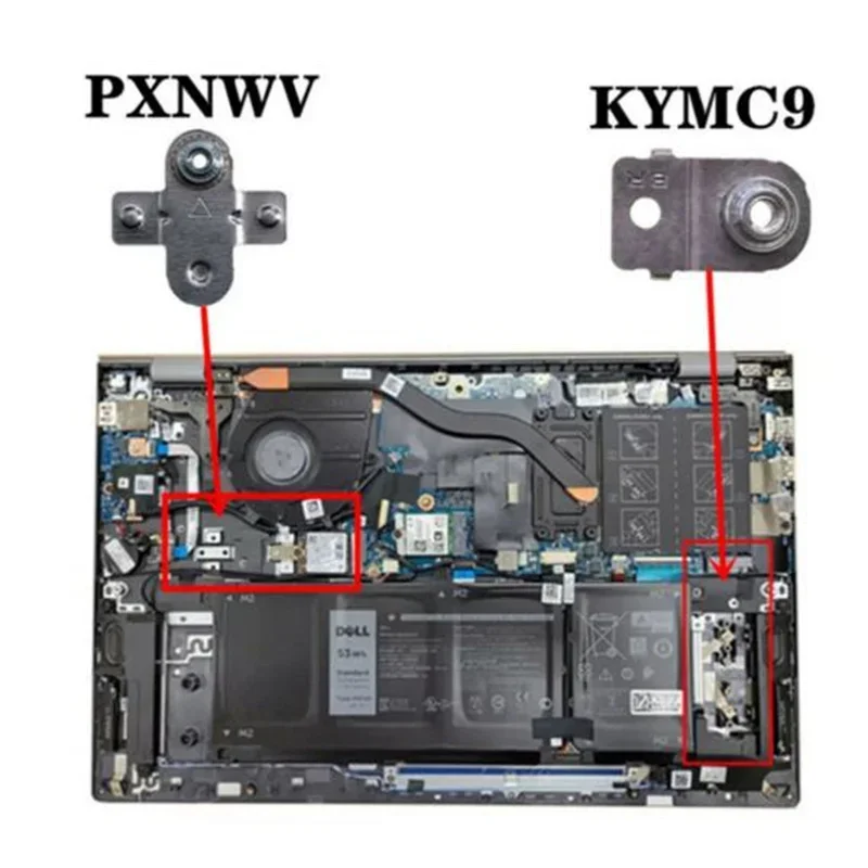 New Laptop M. 2 SSD HDD Bracket for Dell Inspiron 15 5580 5585 5590 5591 5505 5508 5509 PXNWV KYMC9