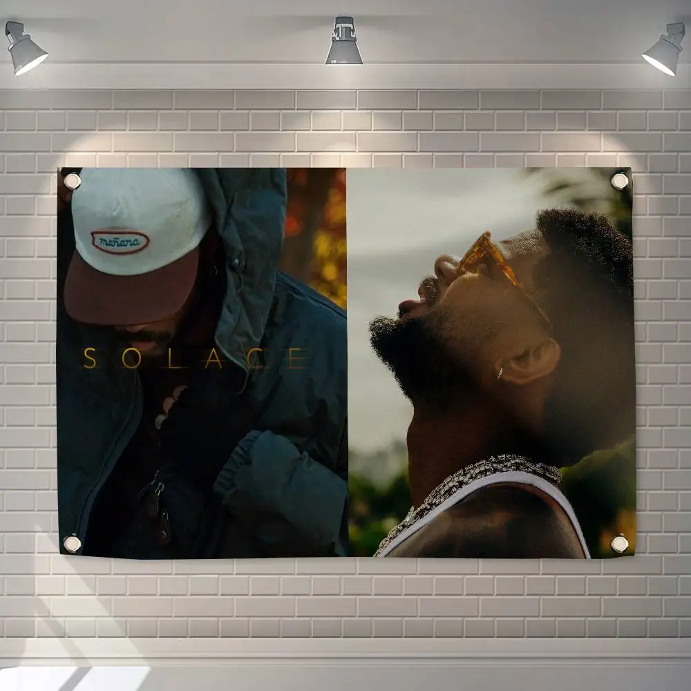 B-Bryson Tiller Solace The Vices 150x200cm 60x90cm Flag Decoration Outdoor Picnic Party Home Camping Party Art Hanging Banner