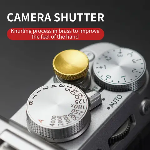 Fujifilm XT30 ii T20 10 XT4 XT3 2 XPRO2 1 Leica M9 Sony RX1RII DFM 용 마이크로 카메라 금속 알루미늄 소프트 셔터 릴리즈 버튼