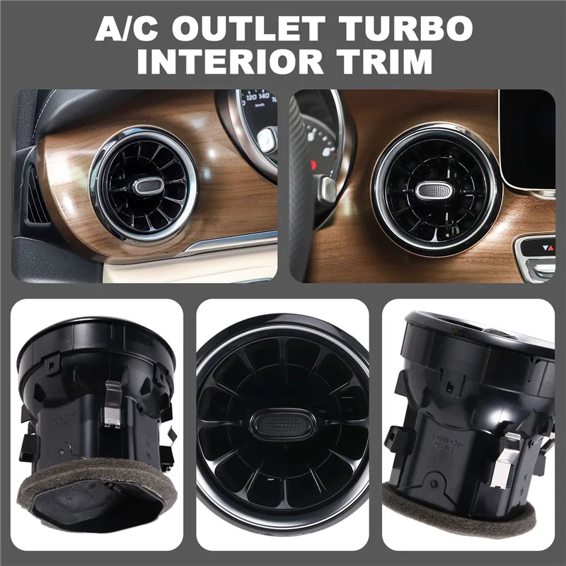 تنفيس تكييف الهواء للوحة القيادة AASS منفذ تيربو داخلي 4478308502 لسيارة Mercedes Benz V Class W447 Vito EQV Valente 2024