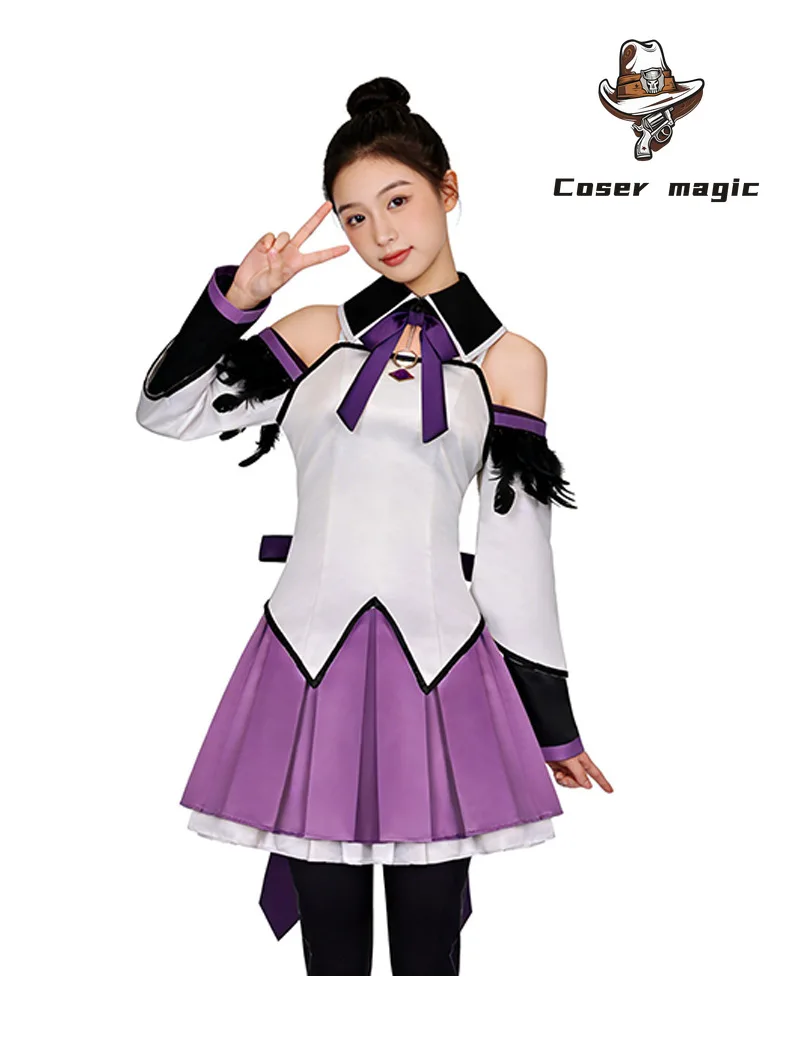 

Костюм для косплея Magic Girl Акеми Хомура, униформа для Хэллоуина, карнавала, вечеринки, Рождества, одежда для ролевых игр