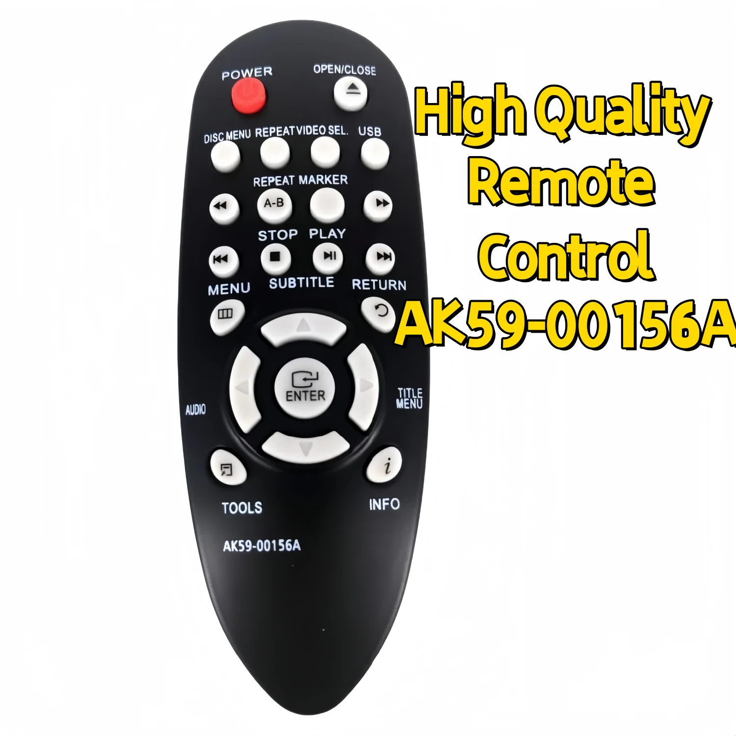 Control remoto de alta calidad para reproductor de DVD Samsung AK59-00156A DVD-E360/ZA/DVD-E360K/DVD-E365/DVD-E350/DVD-E360/DVD-E370/DVD-E36