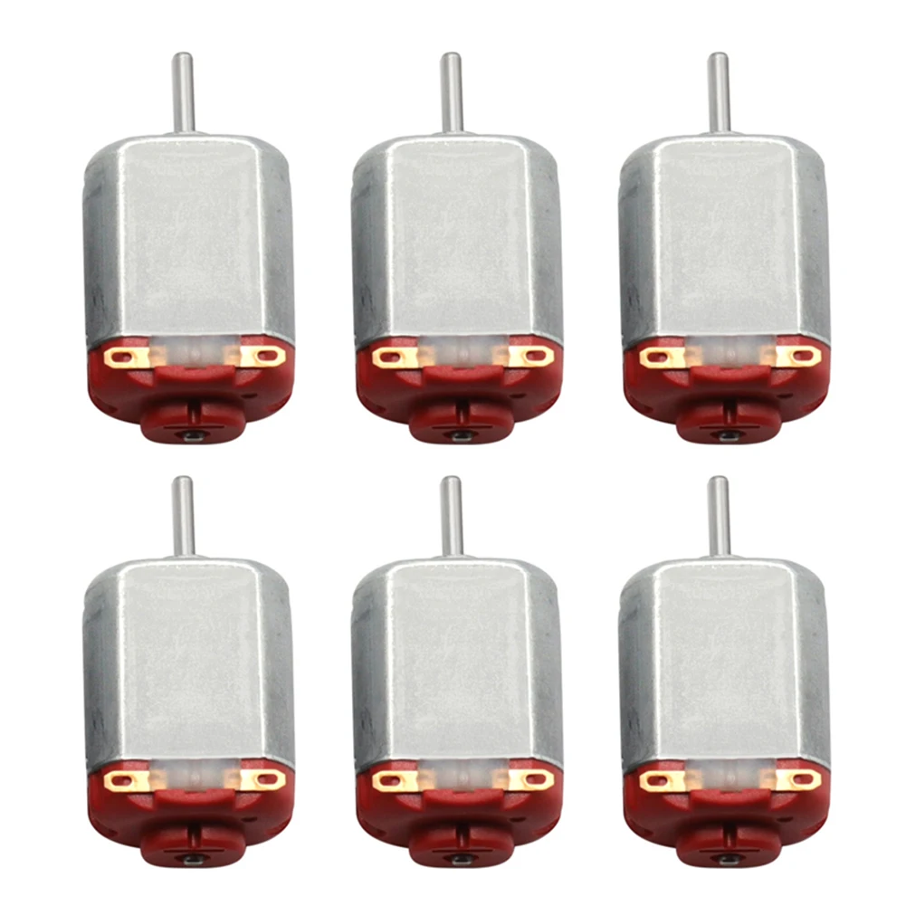 For Science Experiments 130 DC Motor 1.5-3V Compact Design Metal Components Iron Plastic Copper Wear-resistant