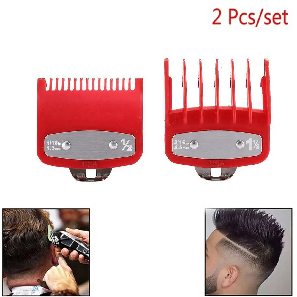 Männer Mode Barber Befestigung Wachen Haar Clipper Limit Kamm Trimmer Guide