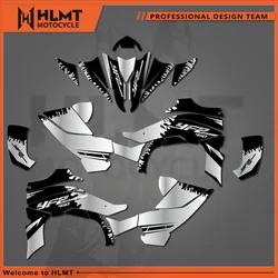 Hlmt Grapgics Achtergrondsticker Sticker Kit Voor Yamaha Yfz450r 7yfz 450r 450 R 2014-2022 2015 2016 2017 Decoratie