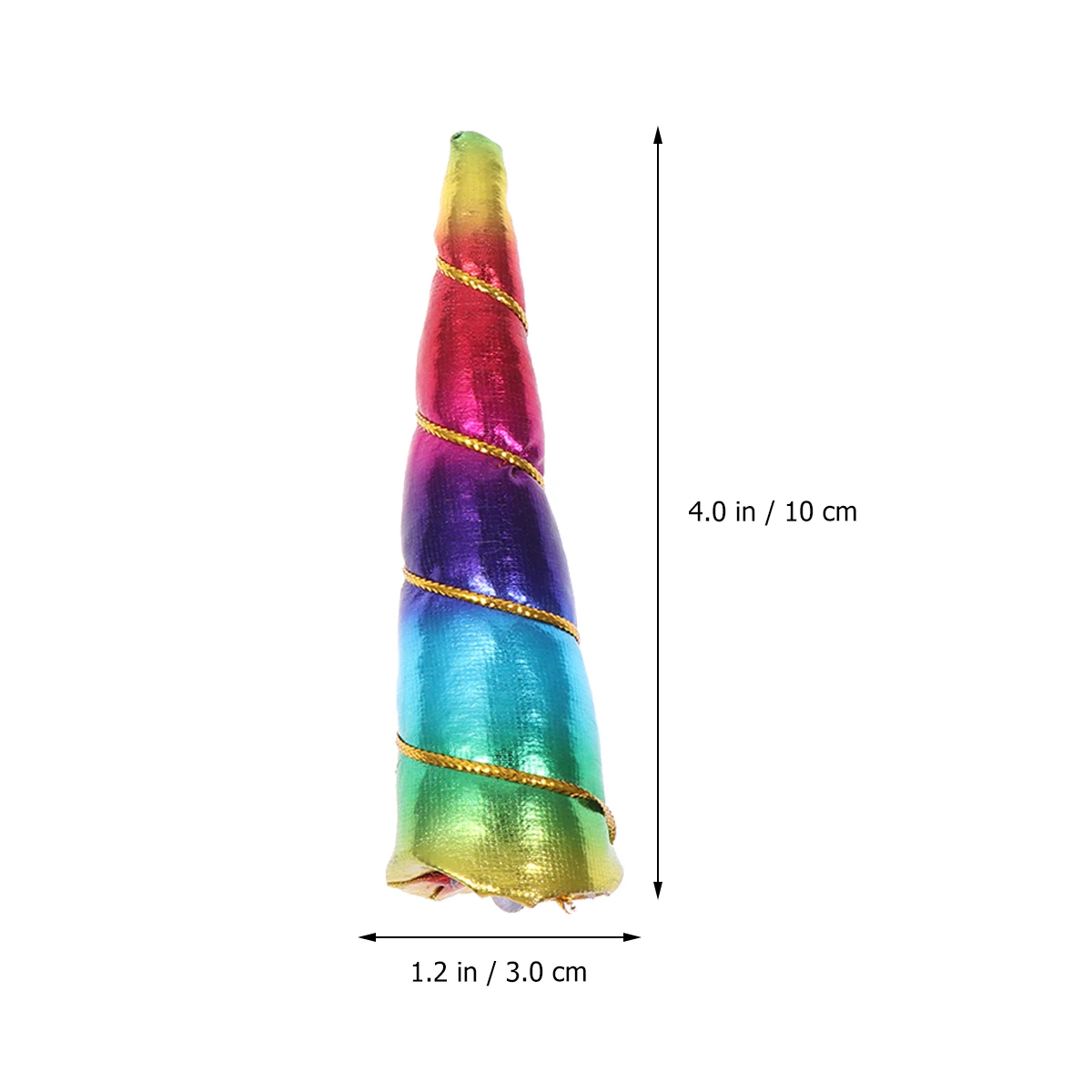 

12 Pcs Kids Hair Accessories Girls Unicorn Headdress Rainbow Design Headgear Decorative Band Silver Colrful Child Lightweight PP