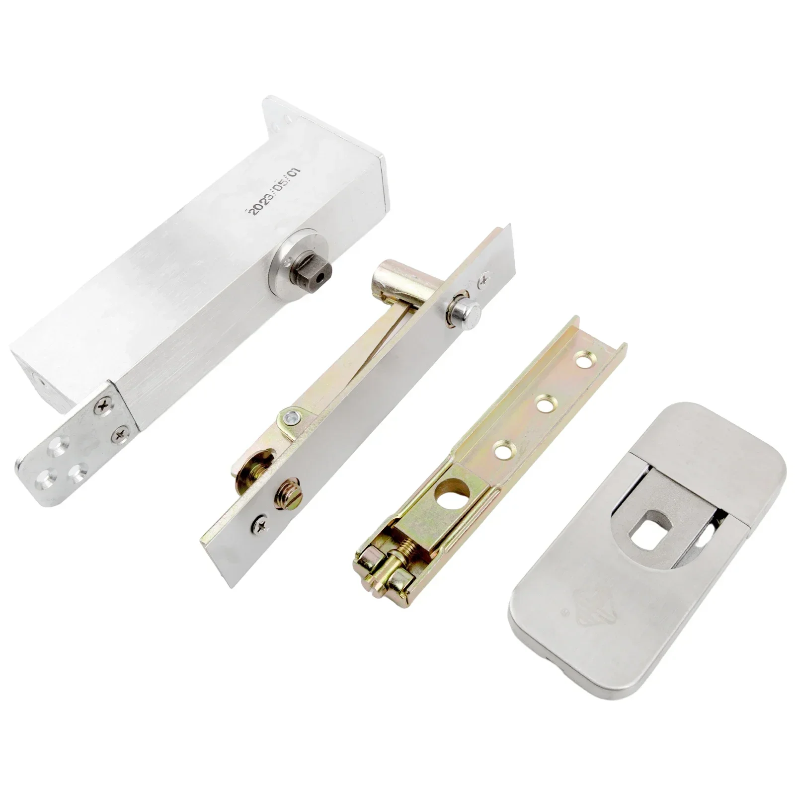 

Automatic Hinge Door Pivot Hinges Hydraulic Two-way Opening 1Set 90 Degree Alloy Casting Aluminium Conceal Heavy