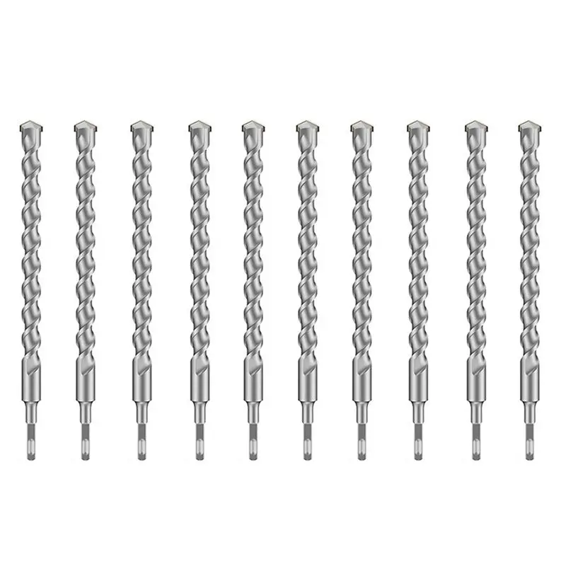 

AB46-10PCS 6Mm 150Mm Eccentric Drill Bit Set For Glass Tile Wall Concrete Drilling Tool Drill Bit Set Tools