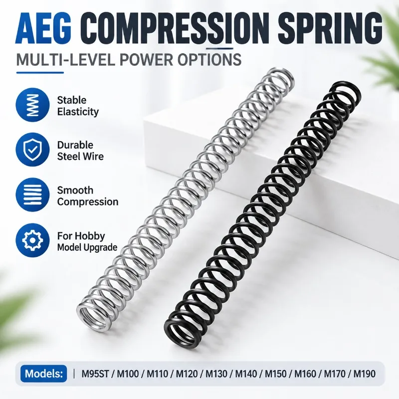 AEG Steel Wire Compression Spring M95ST M100 M105ST M110 Multiple Sizes Elastic Coil Mechanical Replacement Hardware