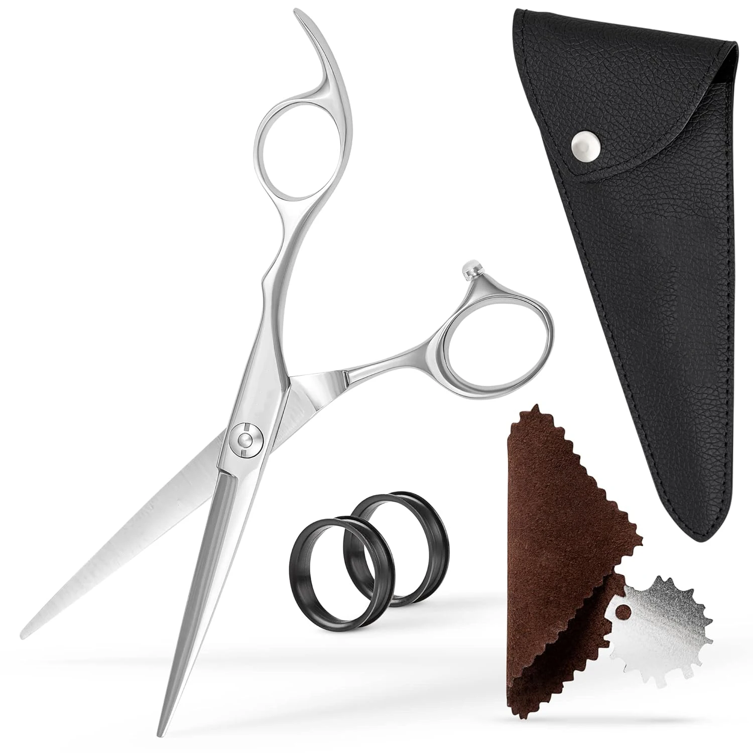 Professional Haircut Scissors Set 6 Inches Sharp Blade Fine Cut Men Women Suitable Hairdressing Shears Stylists