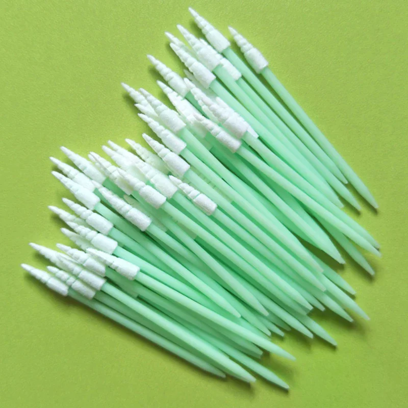 100Pcs/Pack for Small Pointed Tips Cloth Head Cleaning Swab Lint Dust Free Sticks Pcb Electronics Area Camera Optica