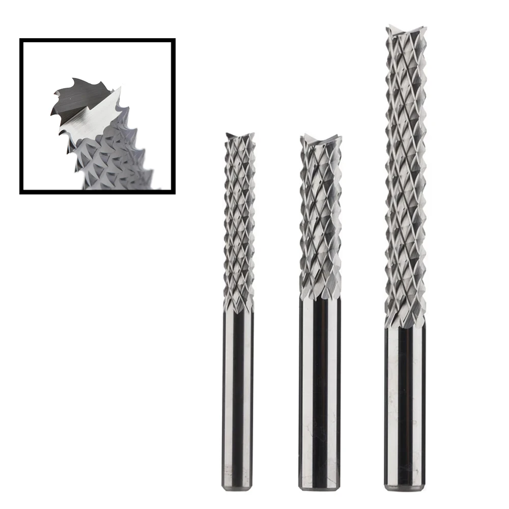 Sant Corn Tooth Milling Cutter Carbide Tungsten Rough Machining CNC Engraving End Mills