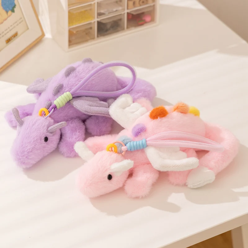10-12cm Cute Animal Stuffed Plush Keychains Penguin Frog Bear Turtle Soft Toy Charms for Bags Decor Ideal Kids Birthday Gifts
