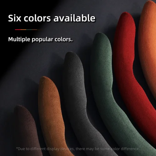 Imagen 2 del producto Para Haval cubierta de volante a presión de gamuza compatible con H9 2025 Dargo 2024 M6 Plus H6 Hev F7 Jolion H3 H5 F7x Jolyon Jolion Accesorios