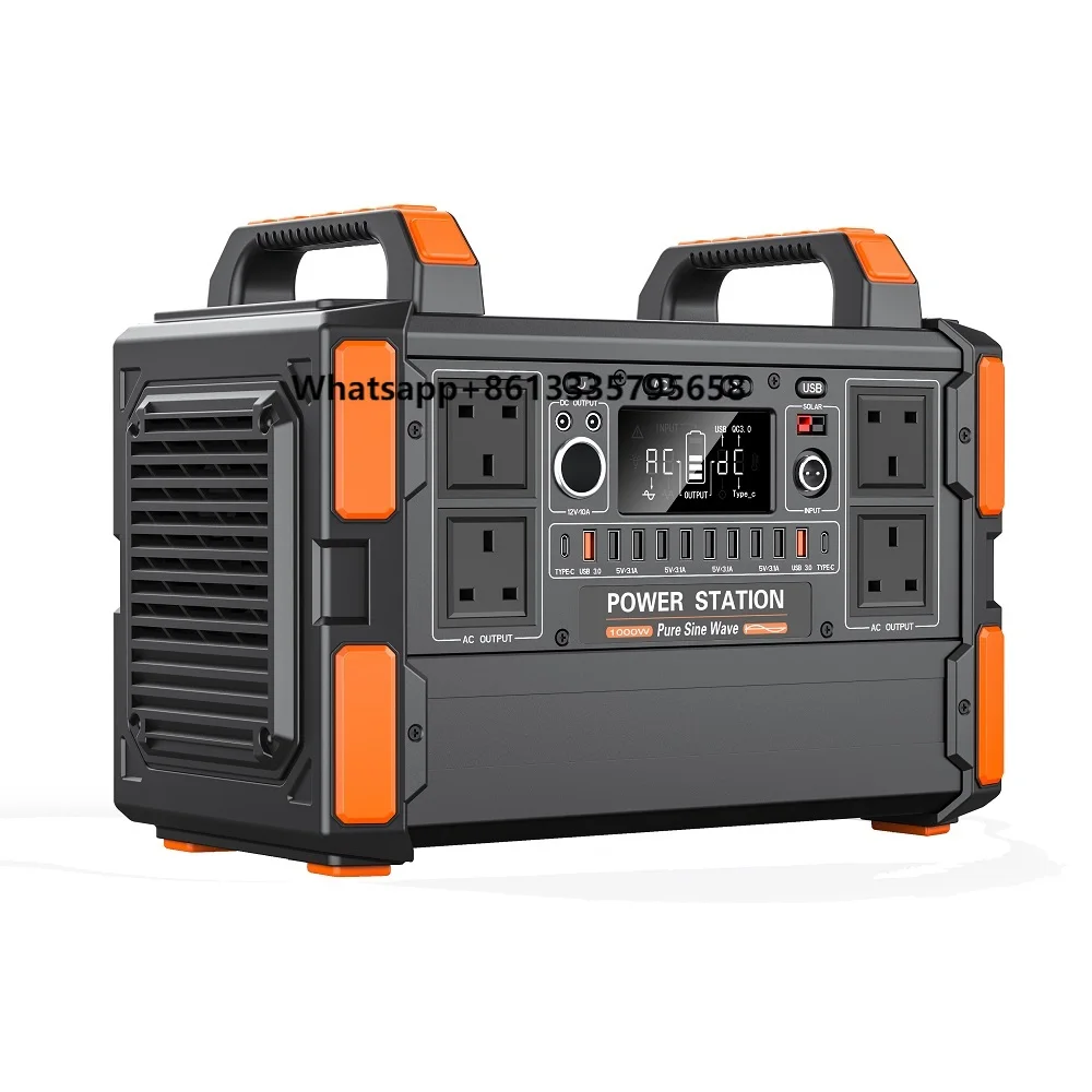 

Portable Power Station 1000w Portable Power Bank Station LiFePO4 Cheap Price 110v 220v Solar Portable Power Station
