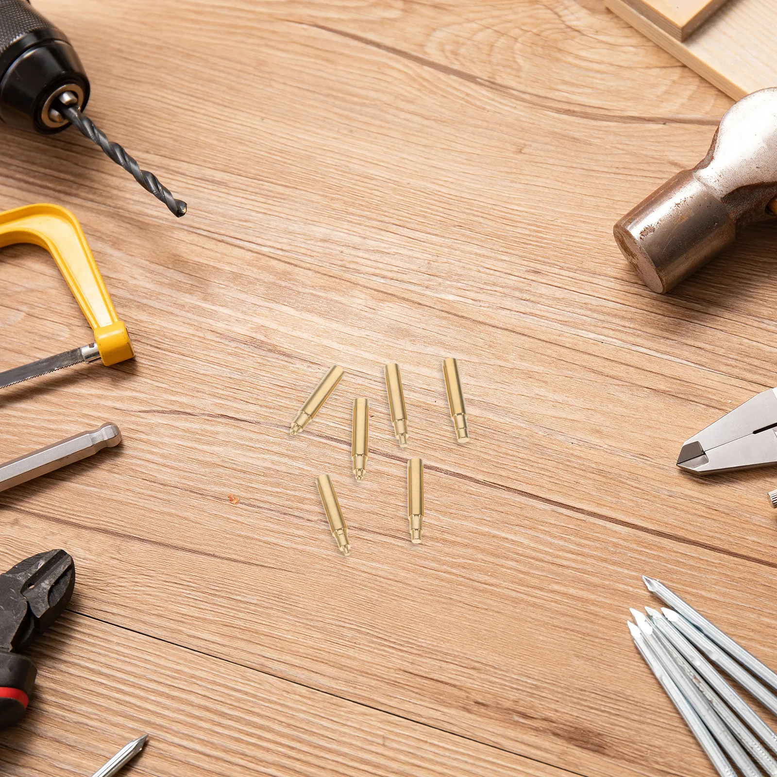 

6Pcs 3D Printer Threaded Inserts Kit Copper Heat Set Insert Tips Replaceable Nut Insert Tips Tool for Soldering DIY Projects