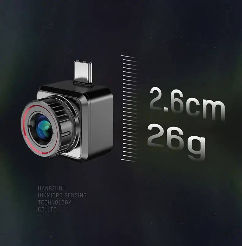 

Hikmicro тепловизор для мобильного телефона, уличный прибор ночного видения, инфракрасная тепловизионная камера E20plus, тепловизионная камера для смартфона