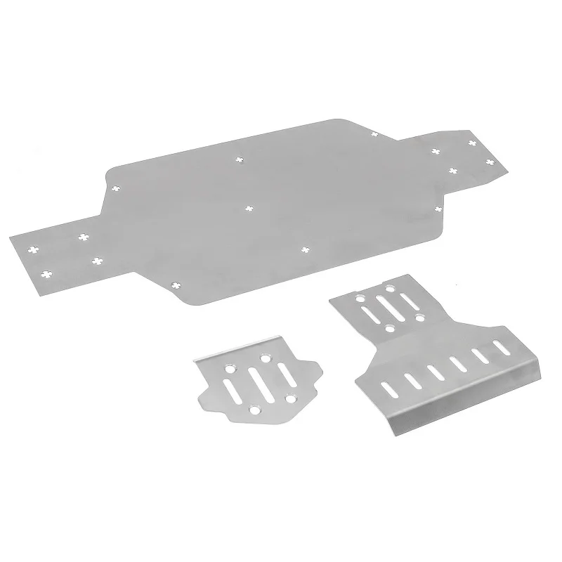 MJX Hyper Go 1/7 7303 Metal Stainless Steel Chassis Armor Guard Protection Protector Skid Plate RC Car Upgrade Parts