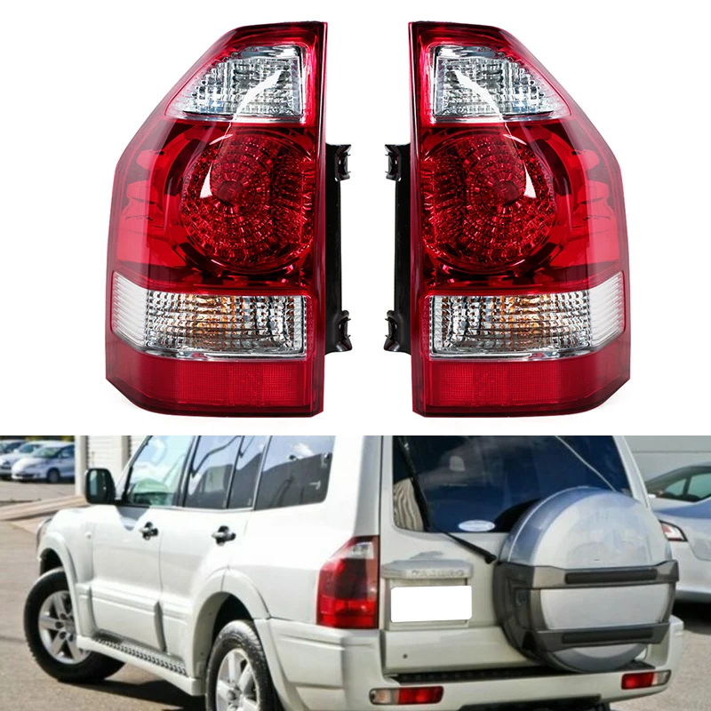 Tail Light For Mitsubishi Pajero 2003 2004 2005 2006 Rear Brake Reverse Turn Signal Stop Lamp Car Accessories With Bulb