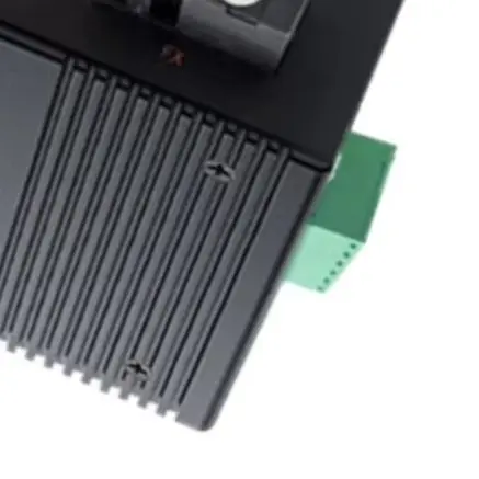 Industrial Grade DIN Rail Gigabit For Media Converter For SC Fiber To 4 Ethernet Switch Single Mode Aluminum Alloy For Network E