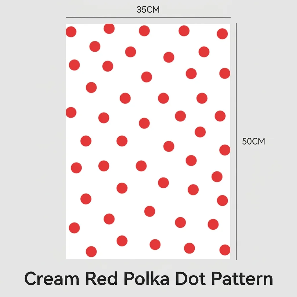 150gsm Craft Paper Pre-Cut Polka Dot Decorative Kraft Paper Gift Wrapping Paper High-Quality For Gift Box Wrapping Floral