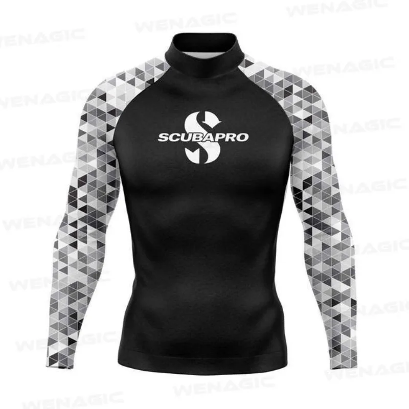

Summer Long-sleeved Surf Suit Outdoor Sports Swimming Top Tight-fitting Quick-drying Men
