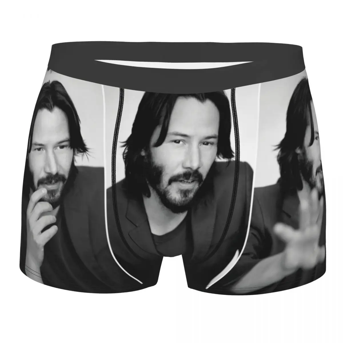 

Keanu Reeves Man's Boxer Briefs Highly Breathable Underpants High Quality Print Shorts Birthday Gifts