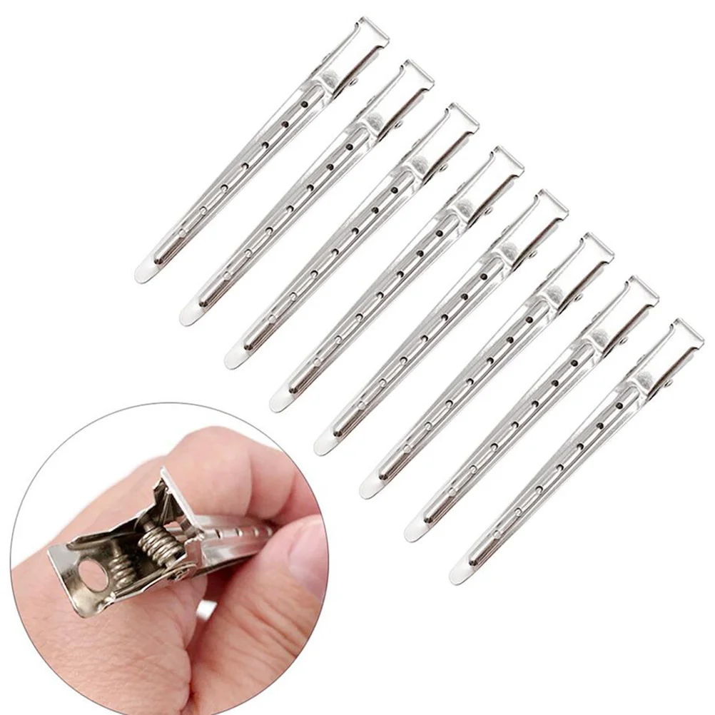 

12Pcs Lightweight Sturdy Hairdressing Clips Combs for Professional Styling DIY Perms Easy Open No Pulling Or Dents