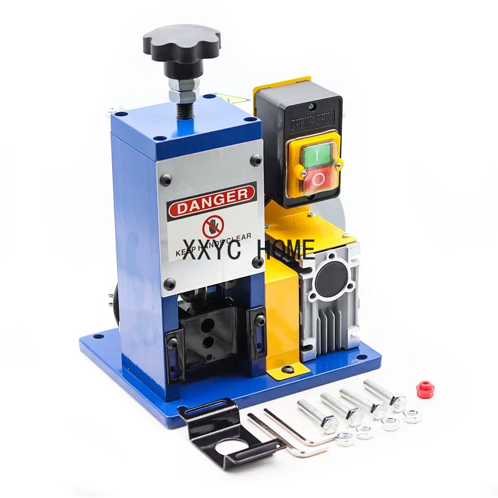 Electric Powered Wire Stripping Machine Automatic Cable Stripper Metal Recycle 1.5-25mm