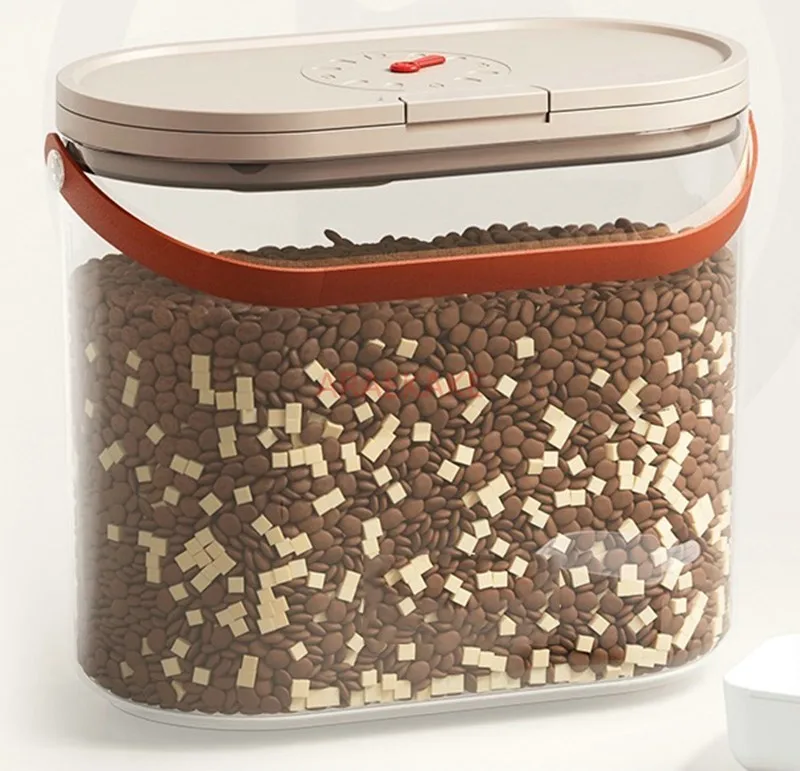 

Герметичный контейнер для корма для кошек и собак, влагостойкий контейнер для закусок для домашних животных, ящик для сухого хранения