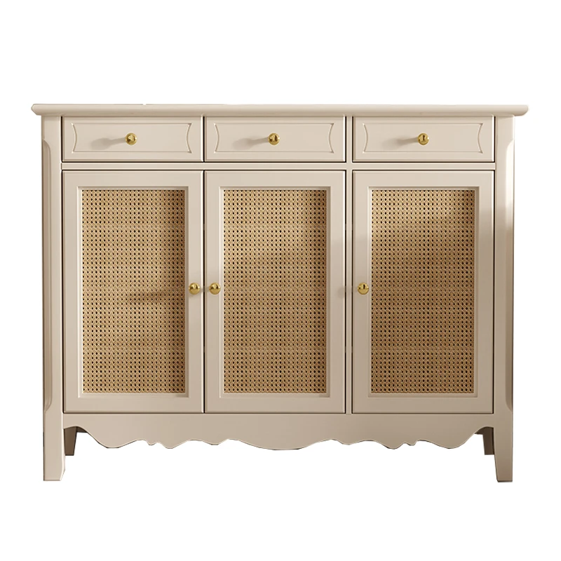 Xl Rattan Shoe Cabinet Light Luxury Household Xuan Storage Cabinet Large Capacity Living Room Locker