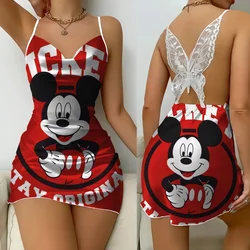 Camisola Mickey feminina, pijama sexy, roupa de dormir, ofertas de verão, muitos designs, novo padrão, coreano