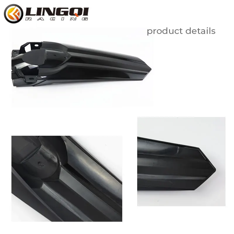 LYNNCHI Motorcycle T4 Rear Fender Mudguard Cover Plastic Tail Mud Guard Covers For KAYO T 4 Off Road Pit Dirt Bike Accessories - view 2