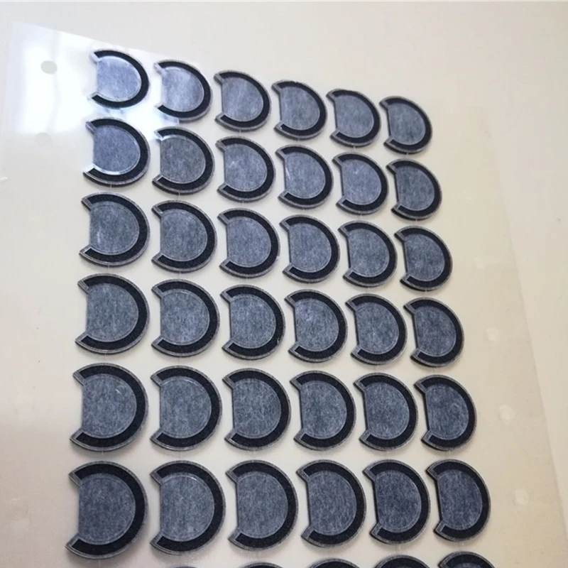 100pcs 14.8MM 15MM 15.4MM 16MM Speaker Unit Tuning Cotton with Glue Tape DIY for MX500 Flat Headphone Tuning Paper