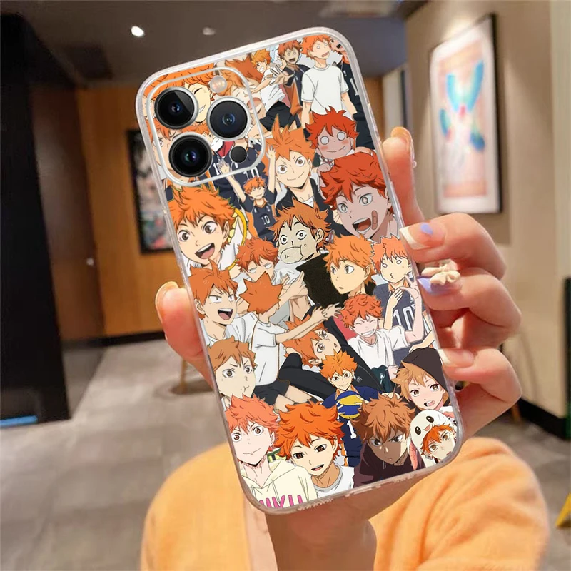 

Hinata Haikyuu Volleyball Phone Case For iphone 17 Pro Max Air 16 15 14 13 Pro Max 15 16 Pro 15Plus