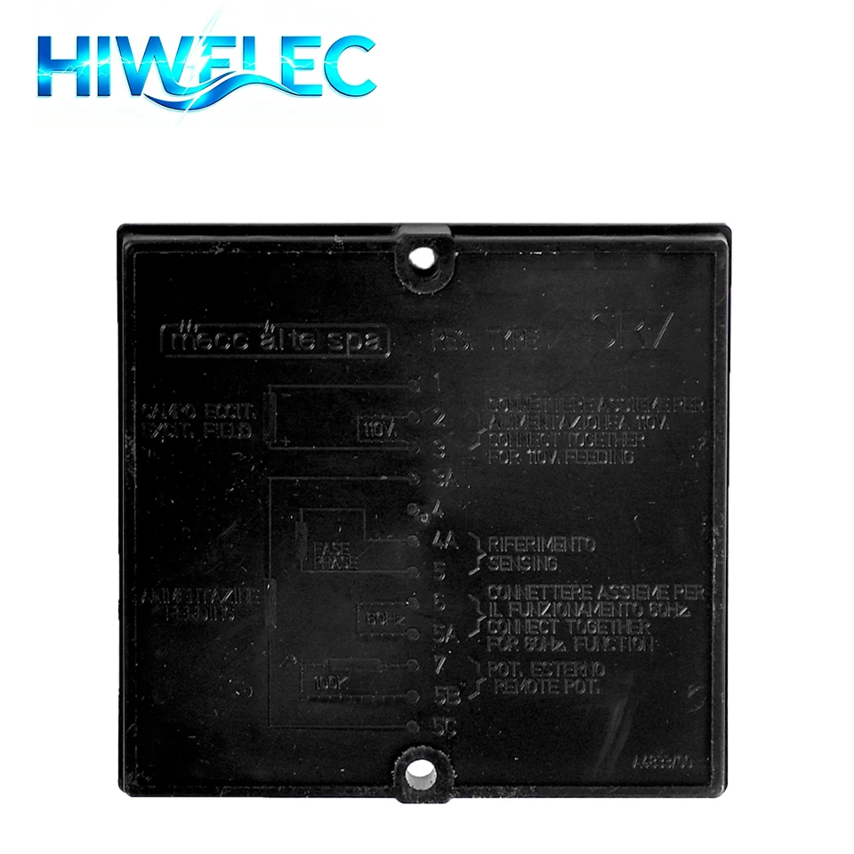 High Quality SR7 AVR SR7-2G Automatic Voltage Regulator Stabilizer Alternator Control Module For Mecc Alte Generator