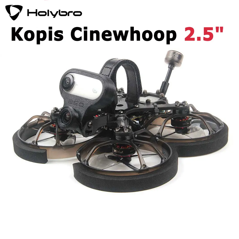 

Holybro Kopis Cinewhoop 2,5 дюймов FPV Дрон 4S BNF PNP W/ Kakute F4 V2 Tekko32 F3 35A ESC F1404 KV3800 Caddx Vista Nebula Nano