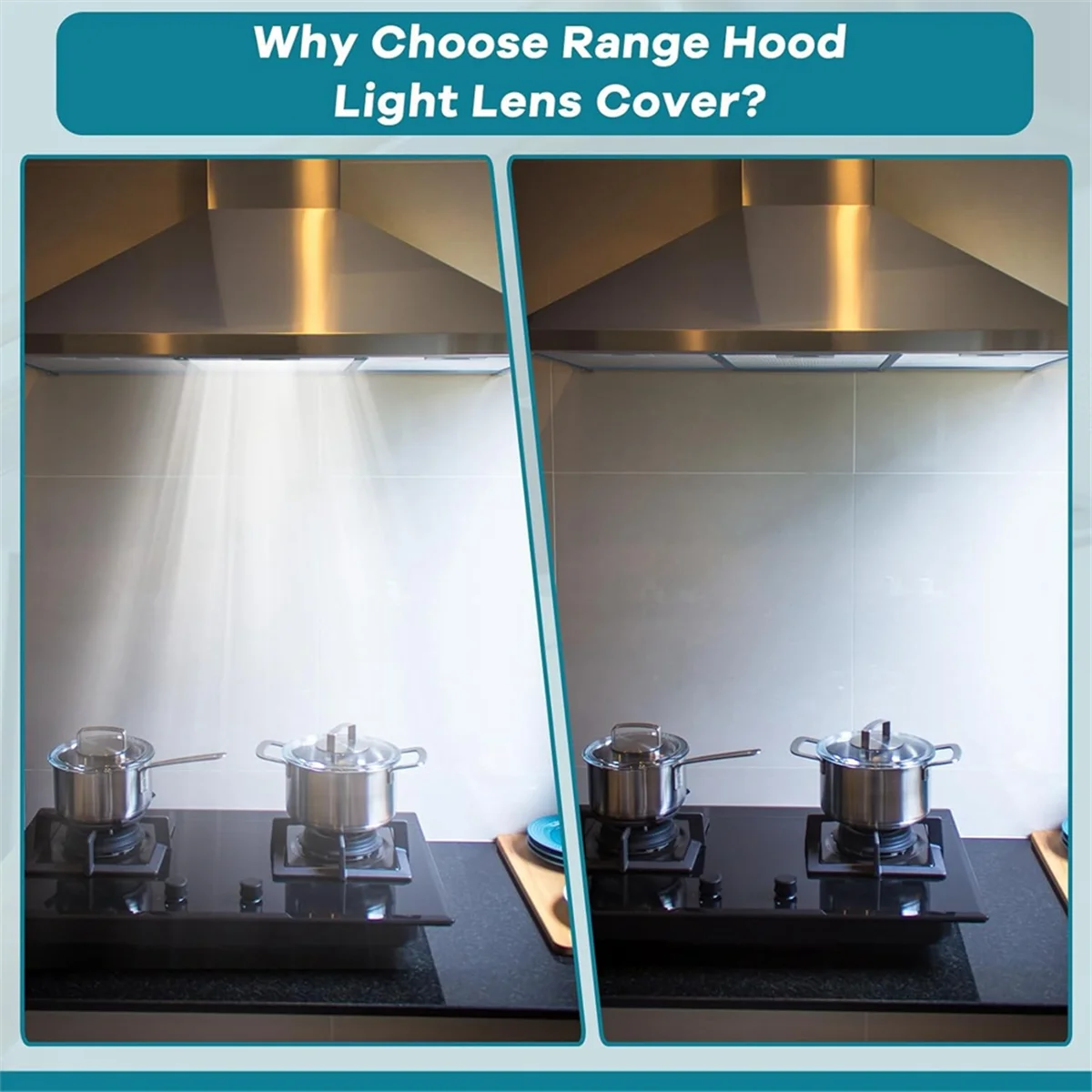 

【New User Coupon】4pcs for Broan Nutone 41000 Models S99110437 99110437 Range Hood Light Lens Cover