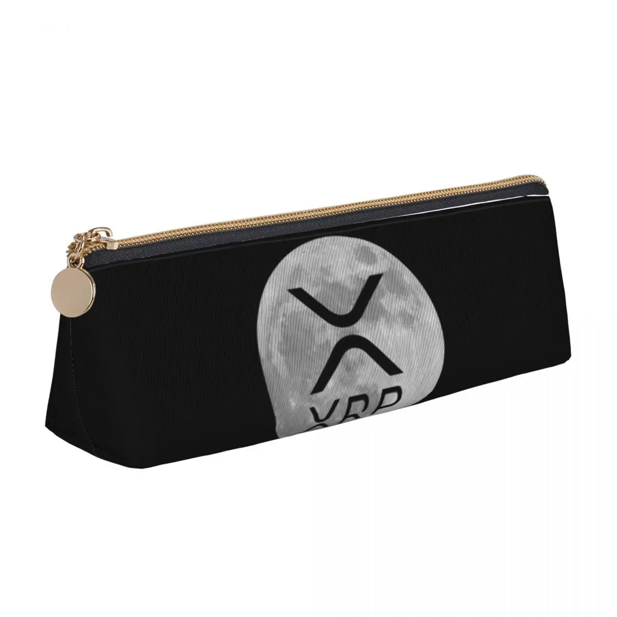 Ripple XRP Bitcoin Cryptocurrency Pencil Case for Students Gifts Pen Box Pencil Bag Stationery Supplies Pen Holder Bag