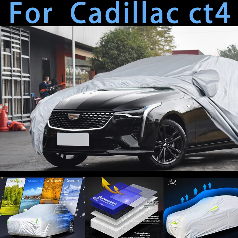 

Автомобильный защитный чехол для Cadillac ct4, защита от солнца, дождя, УФ, пыли