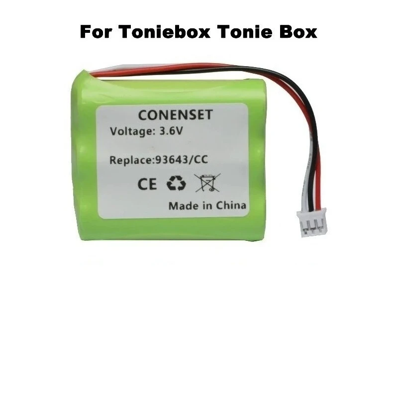 3.6V 2500mAh Rechargeable Ni-MH Battery for Toniebox Tonie Box 50AA5S