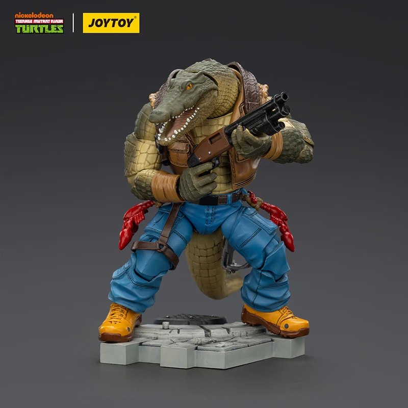 JOYTOY TMNT Wojownicze Żółwie Ninja Leatherhead Figurka Akcji 1/18 Model Zabawka