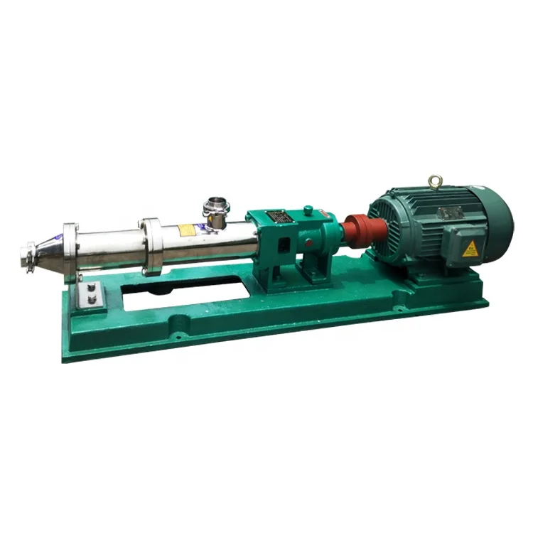 

horizontal vertical helical mono rotor stator mini single screw pump