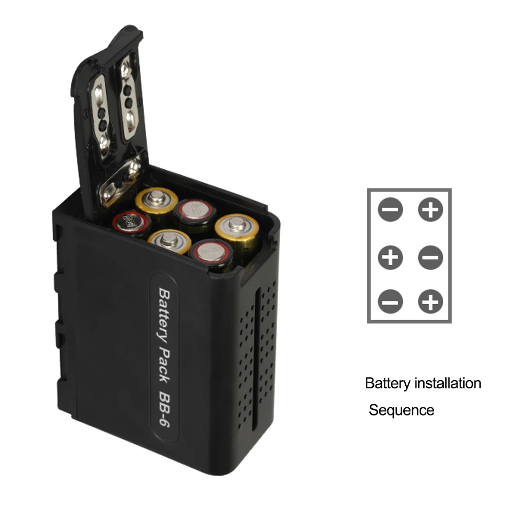 Selens caja de almacenamiento de batería de Herramientas Portátiles, caja de accesorios de fotografía a prueba de agua, caja de batería de luz Led